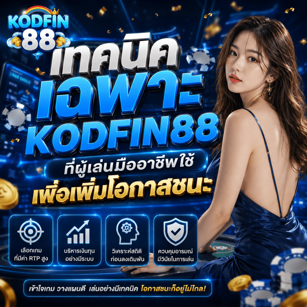 เทคนิคเฉพาะ Kodfin88 ที่ผู้เล่นมืออาชีพใช้เพื่อเพิ่มโอกาสชนะ